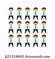 Vector Office Worker