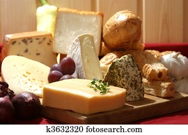 cheese platter with some organic fresh cheese cheese platter with some organic fresh cheese