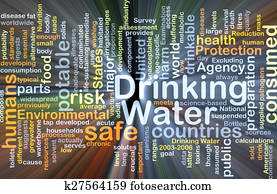 Drinking water background concept glowing Drinking water background concept glowing