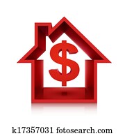 graphic for real estate business, 3d dollar symbol graphic for real estate business, 3d dollar symbol