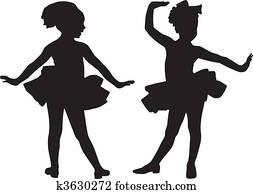 Silhouette small friends Silhouette small friends