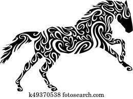 tribal horse tribal horse