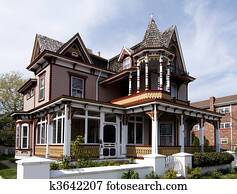 Viktorianische Stil Haus Stock Bilder und Fotos. 3.681 viktorianische