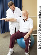 Doctor Gives Physical Therapy Doctor Gives Physical Therapy