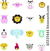 icon set animal