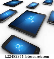 Internet community concept