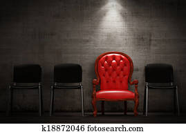 The red armchair