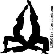 Couple yoga Couple yoga