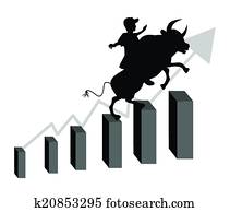 Stock market bull Stock market bull