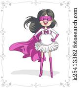 Supermom Character Vector Card Supermom Character Vector Card