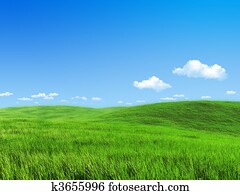 טבע, אוסף, -, אחו ירוק, דפוסית