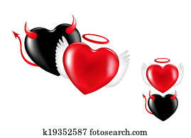 Angel And Demon Hearts Angel And Demon Hearts