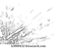 Paint Splatter Drawing | k3535542 | Fotosearch