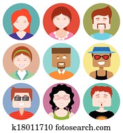 Flat Design People Icon