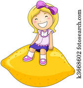 Girl on Lemon Girl on Lemon