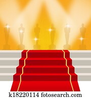 illustration of red carpet illustration of red carpet