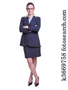 Smiling businesswoman 