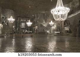 Underground Chamber in the Salt Mine, Wieliczka