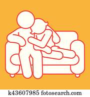 Couple Cuddling Couple Cuddling