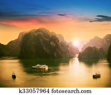 Halong bay in Vietnam