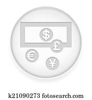 Icon, Button, Pictogram Currency Exchange