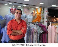 portait of a retail store owner portait of a retail store owner