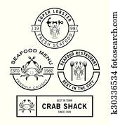 Seafood badge Seafood badge