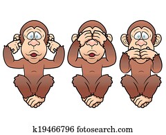 Three monkeys Three monkeys