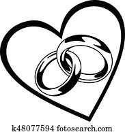 wedding ring in heart wedding ring in heart