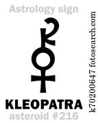 Astrology: asteroid KLEOPATRA (Cleopatra) Astrology: asteroid KLEOPATRA (Cleopatra)