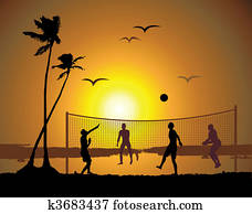Beach volleyball