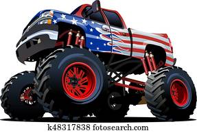Cartoon Monster Truck Cartoon Monster Truck