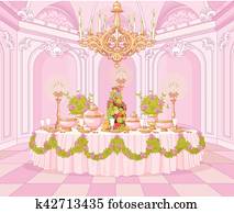 Dining Room in Princess Palace Dining Room in Princess Palace