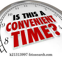 Is This a Convenient Time Question Clock