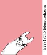 llama on card llama on card