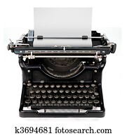 blank sheet in a typewriter blank sheet in a typewriter