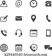 Contact Icons Contact Icons
