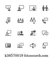 einfache, geschäftskommunikation, heiligenbilder