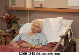 hospitalizado, sênior