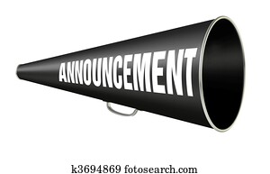 Megaphone Announcement Megaphone Announcement