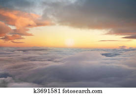 sunrise in the heavens