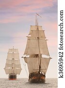 Tall Ships Front View Tall Ships Front View