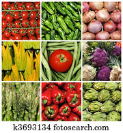 vegetables collage vegetables collage