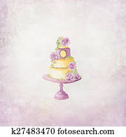 Wedding Cake Illustration Wedding Cake Illustration