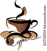 bohnenkaffee, zeichen bohnenkaffee, zeichen