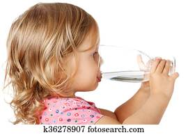 child drinking water child drinking water