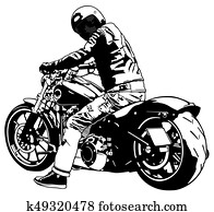 Harley Davidson and Rider Harley Davidson and Rider