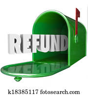 Refund Word Receive Money Back Mailbox Delivery Tax