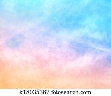 Textured Rainbow Clouds