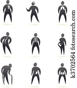 רנטגן, סטילאד, גוף, אבר, איקונים